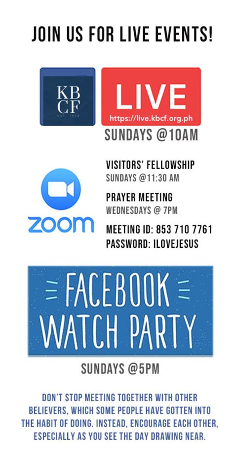 Kamuning Bible Christian Fellowship – A church after God's own .